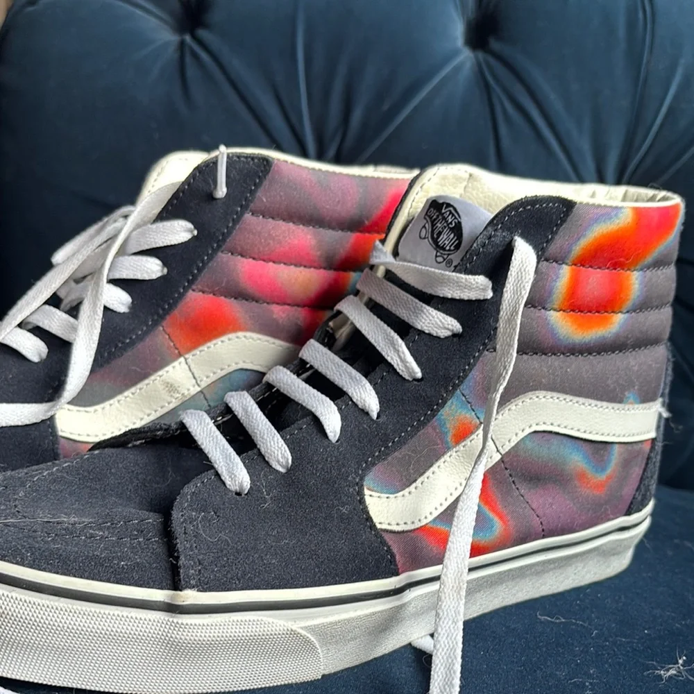 Vans High-Top Unisex Sneakers with multi-color design Men's Size 11.5 - Picture 5 of 9